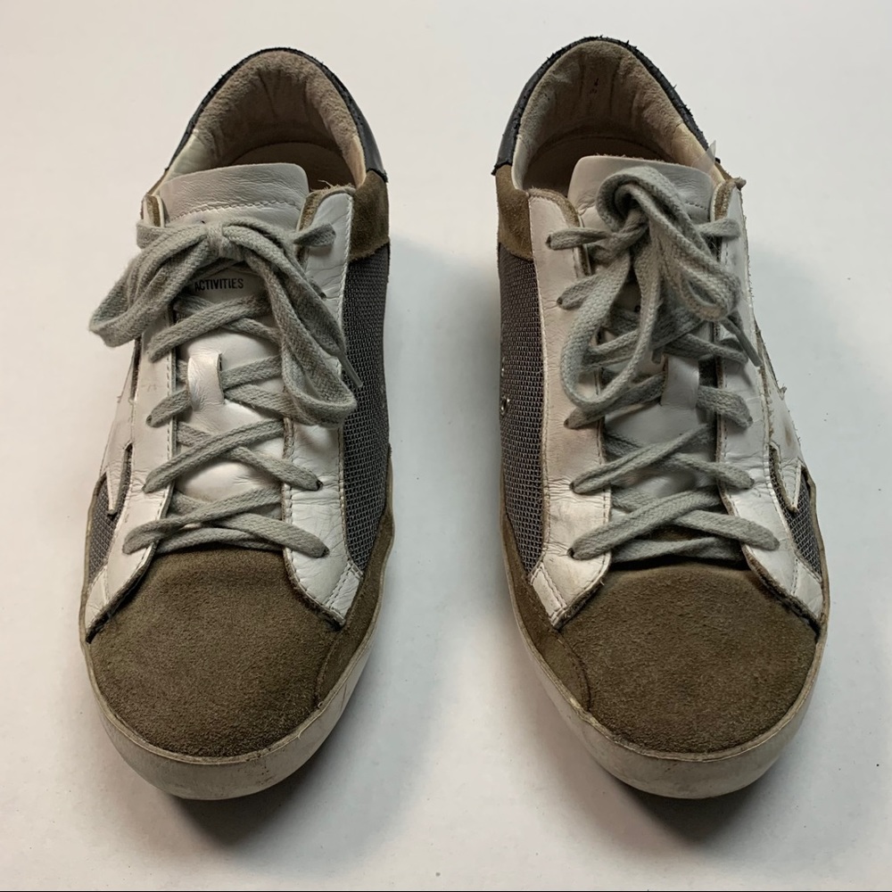 Golden Goose Superstar distressed sneakers